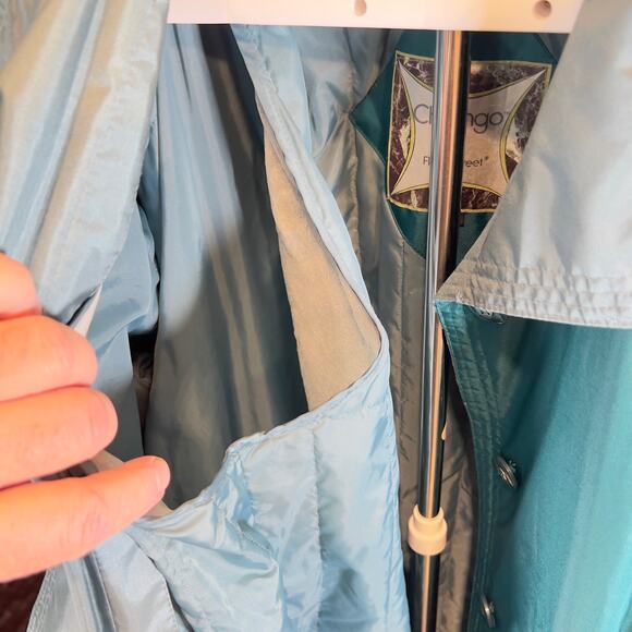 Chiango by Fleet Street Button Raincoat Woman's 12 Removable Insulated Liner 80s - Picture 16 of 16